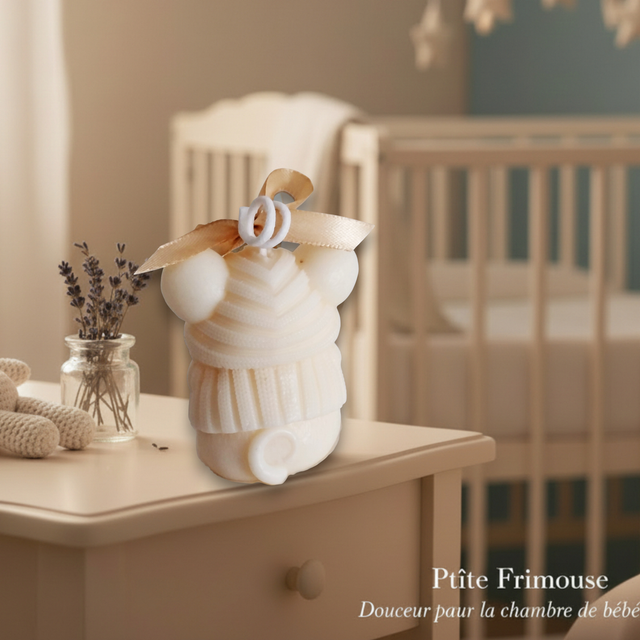 Bougie lapin ou souris parfumée artisanale