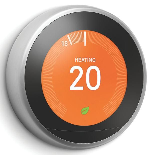 Google Nest Thermostat [Stainless Steel]
