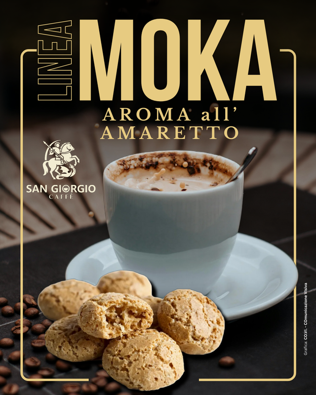 linea MOKA "aroma all'AMARETTO"