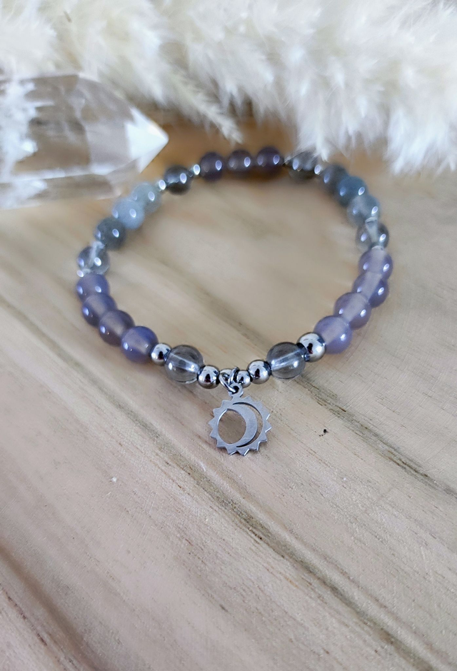 Bracelet "Stabilité" Agate et Labradorite