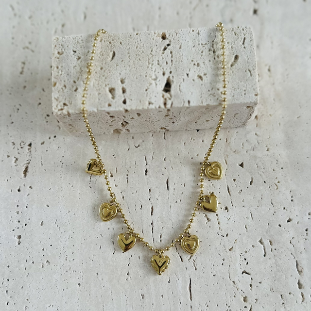Ketting hartjes 