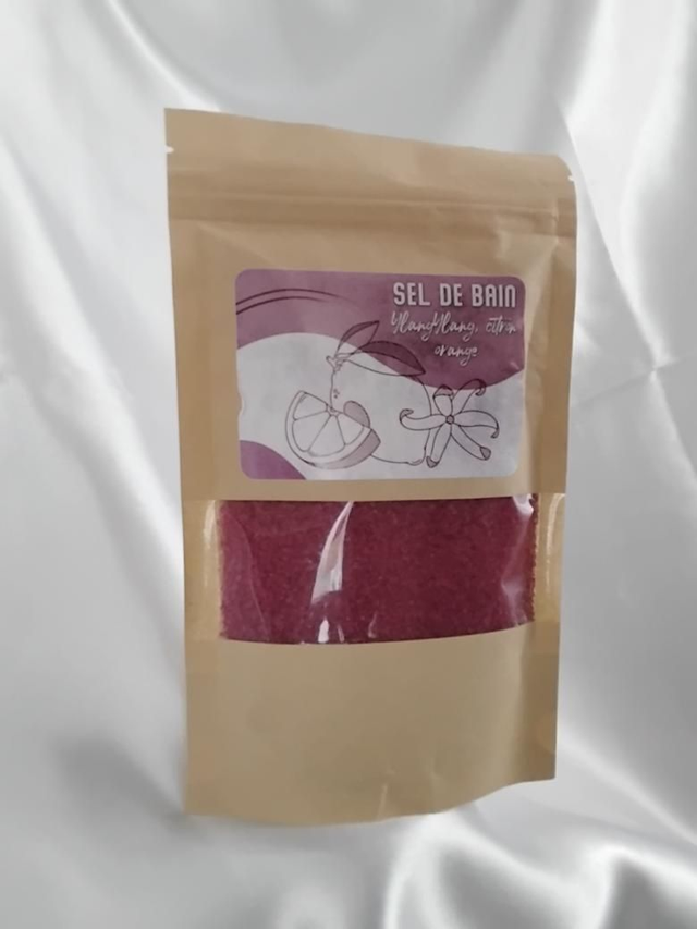 Sel de bain " YlangYlang, Citron et Orange "
