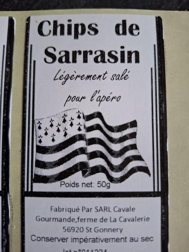 Chips de galette de sarrasin 