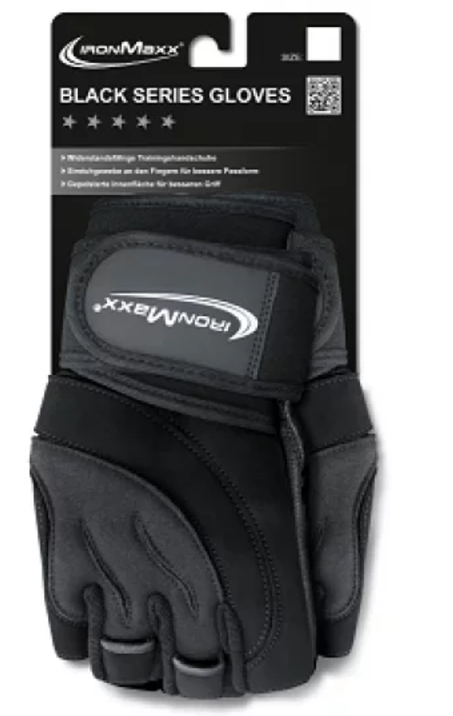 Fitnesz kesztyű Black Series Gloves IronMaxx®