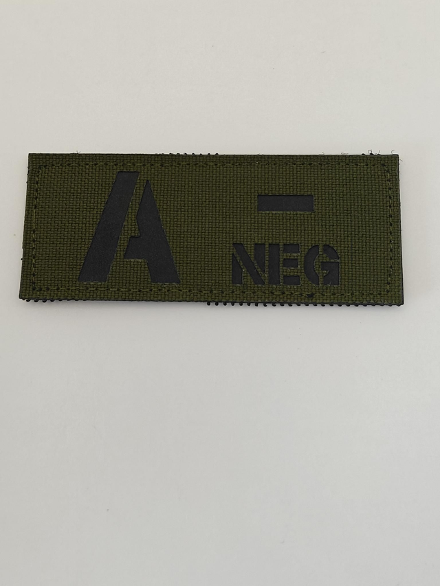 A negative IR laser cut blood group 