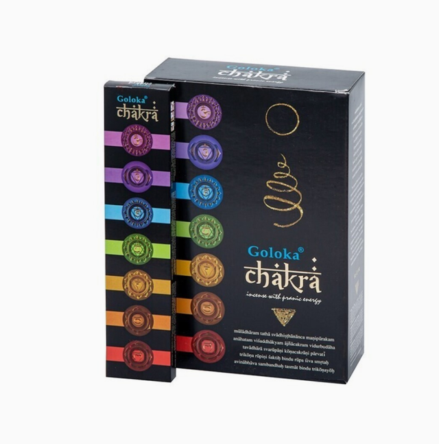 Encens naturel Goloka Noir " Chakras "