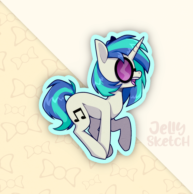 DJ Pon-3 | Vinyl Scratch | MLP Sticker