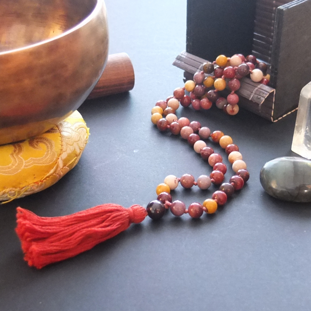 Mala Beads - Mookaite and Sugilite