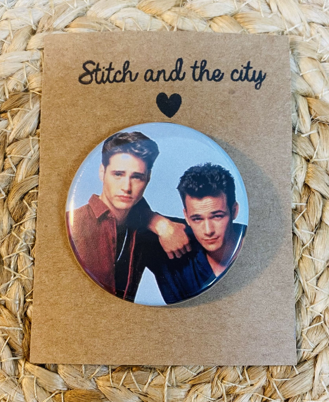 Badge vintage Brandon &amp; Dylan