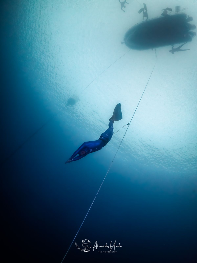 Entraînement apnée profondeur - 3h