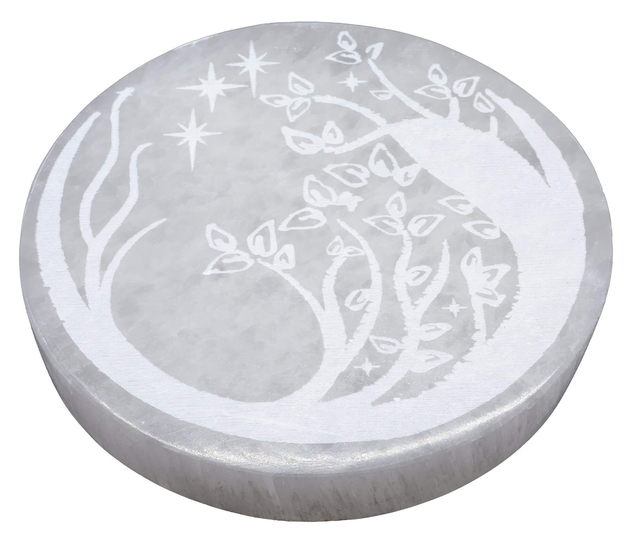 Plaque de rechargement en Sélénite féérique