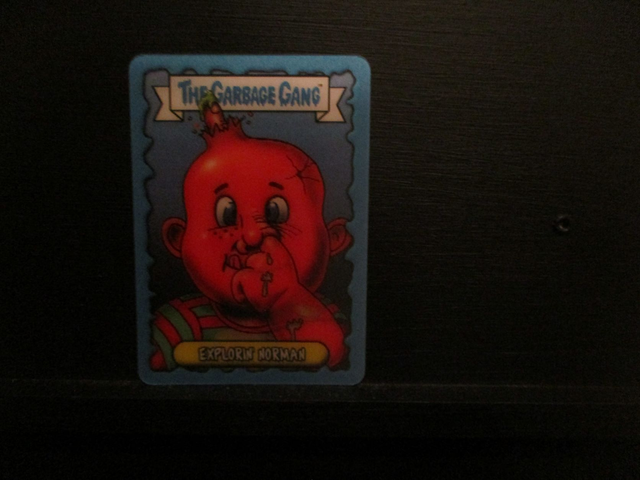 Explorin' Norman - (Topps) The Garbage Gang Animation Original Trading Card #G