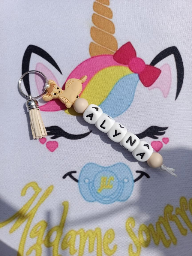 Porte clés 1 branche Bam