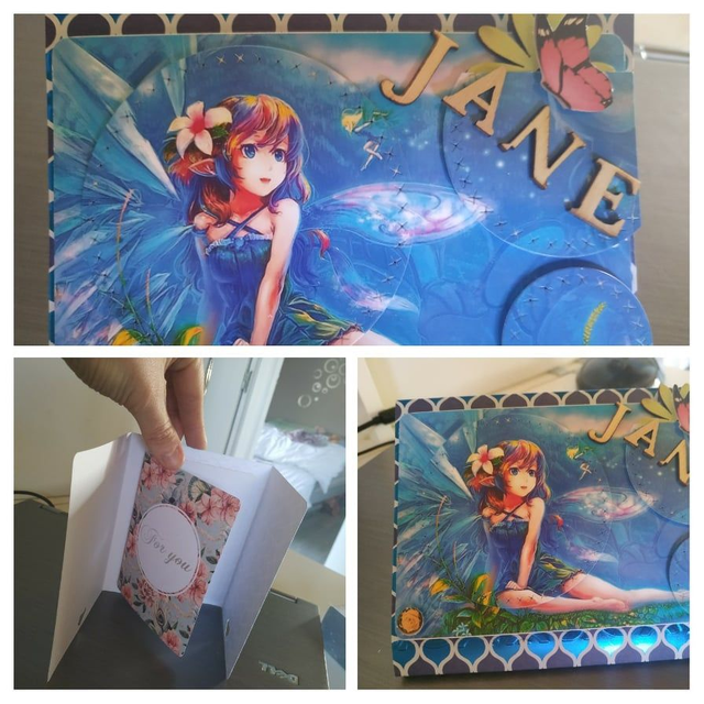 Carte &quot; Sainte Catherine &quot; Jane N&#039; STC001