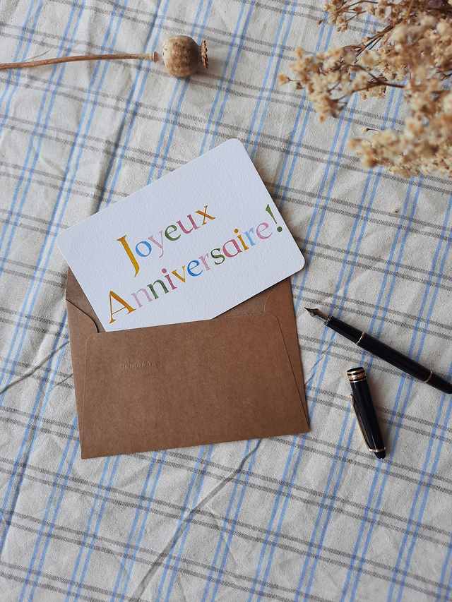 Carte Joyeux Anniversaire !
