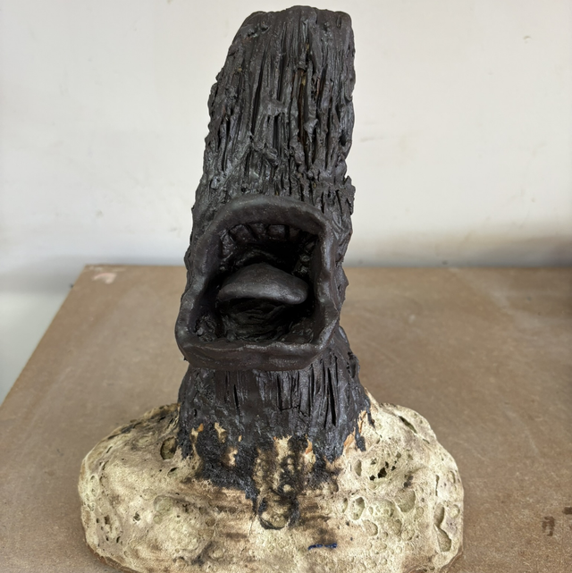 Figure#10, 2024. Abstract ceramic art sculpture