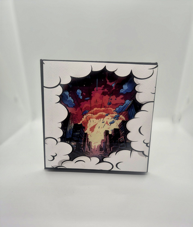 Shadowbox fait main - comics