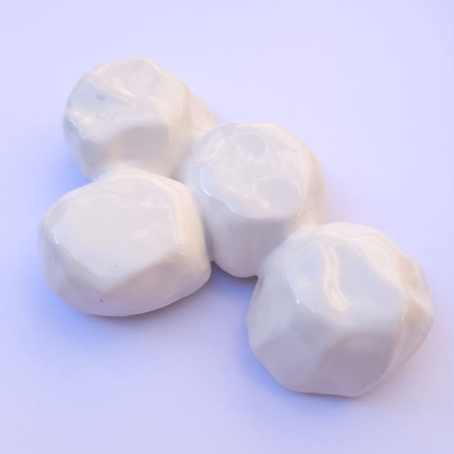 Multi Pocket Trinket Dish - 4 Pocket, Speckled Green