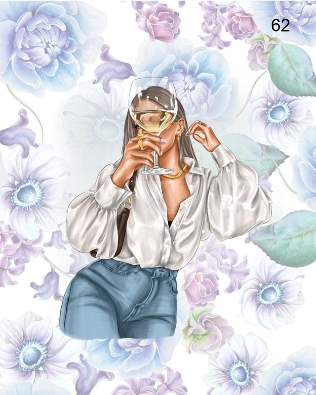 Panneau Femme  en Polyester - 40x40cm 