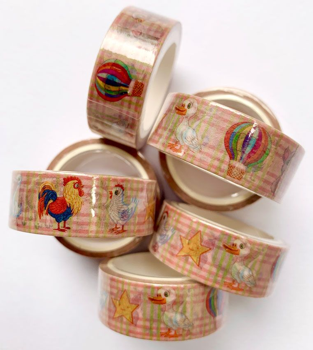 Washi Tape „Böhms Tierleben“