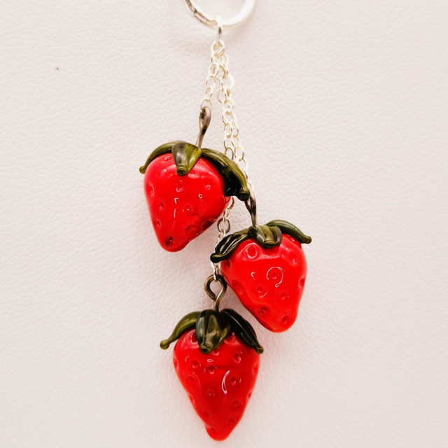 Pendentif Fraises 