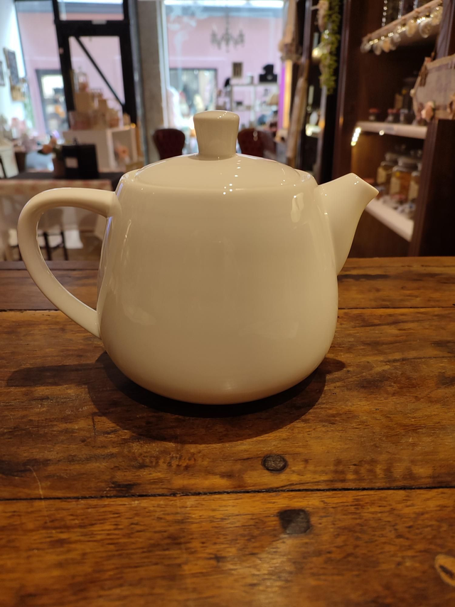 Théière blanche 1l