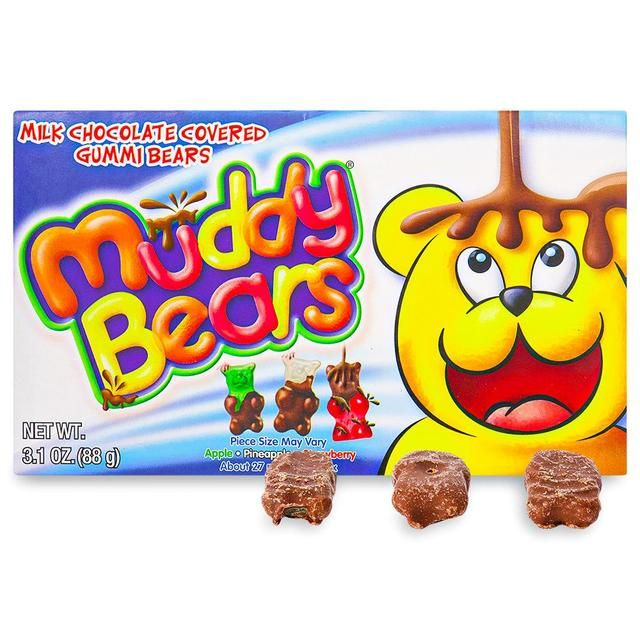 Sweet Smiles Muddy Bears - Milk Chocolate Covered Gummibears  88g