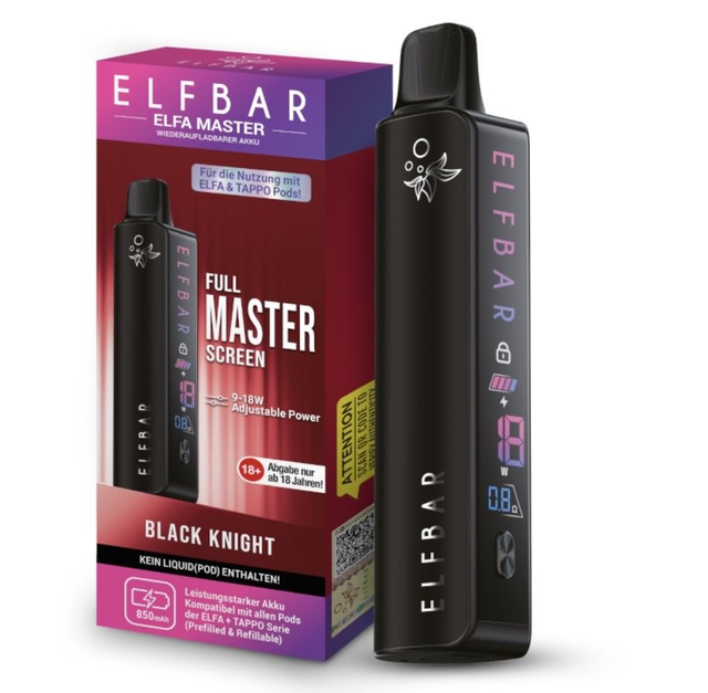 ELFBAR ELFA Master – Black Knight | 850 mAh