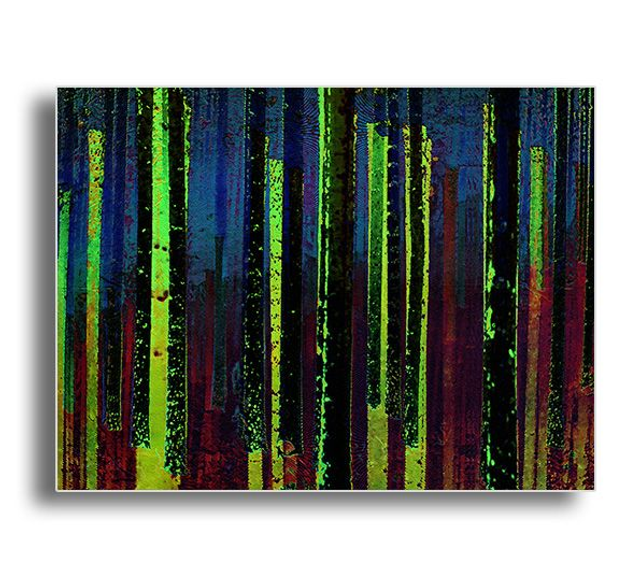 02 Nature - Green Woods At Night, 2018.