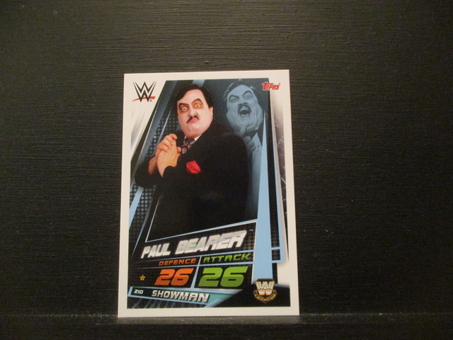 Paul Bearer - W Legends Slam Attax Universe Original Trading Card #210