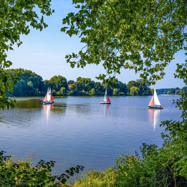 Segeln auf dem Aasee