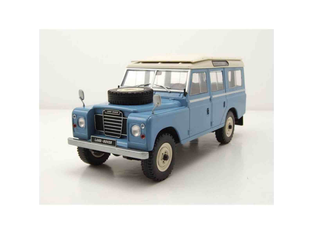 ROVER Land Series III 109 bleu 1980 WhiteBox WB124150 1/24