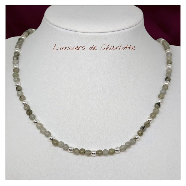 Collier "Labradorite" 20 cm C-008
