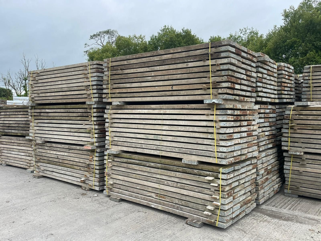 50x 8ft Wooden Boards (Full Bale Used)