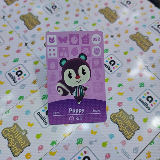Tarjeta Amiibo Poppy / Animal Crossing 052