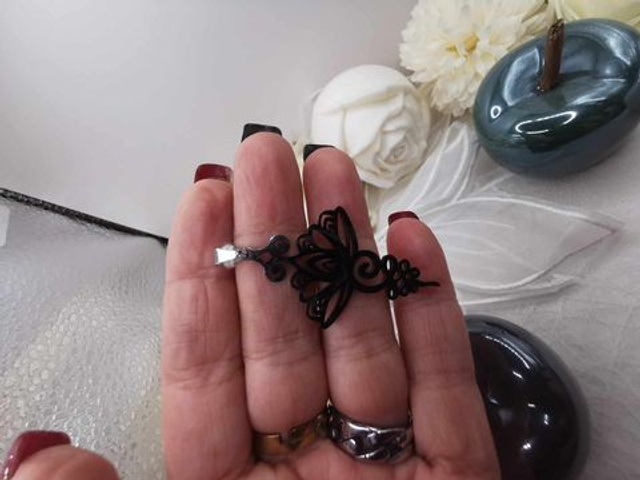 Pendentif Lotus long