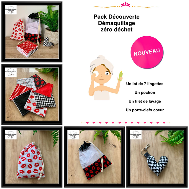 Pack découverte - Démaquillage zéro déchet