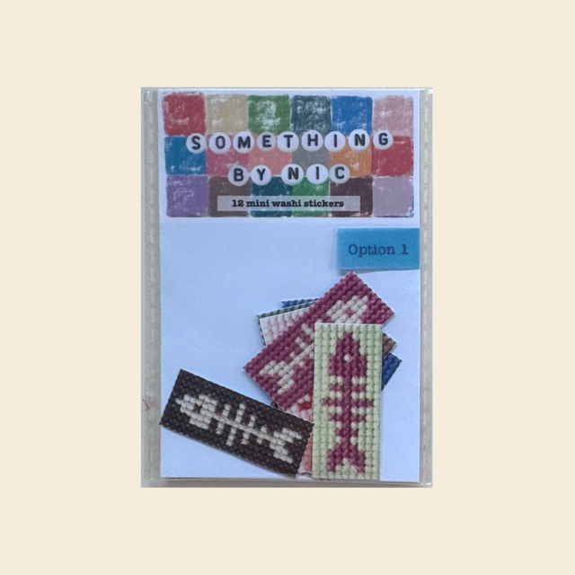 Fishbone Version 1 Mini Washi Sticker Pack