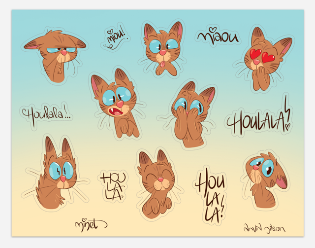 Stickers Houlala Minet