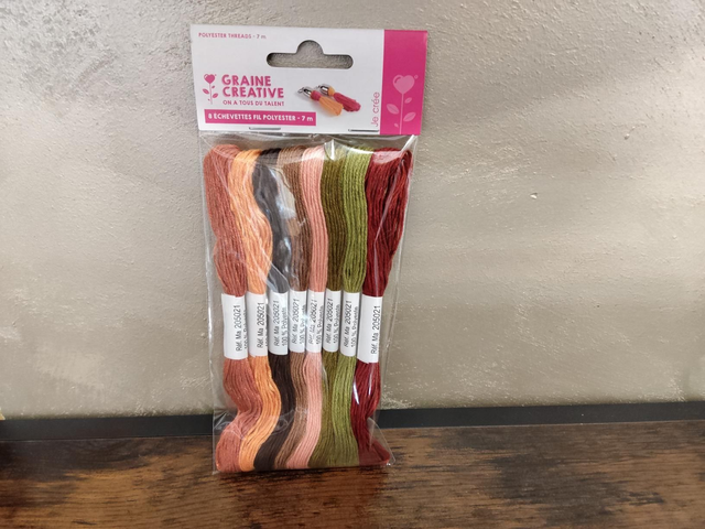 8 échevettes automne 