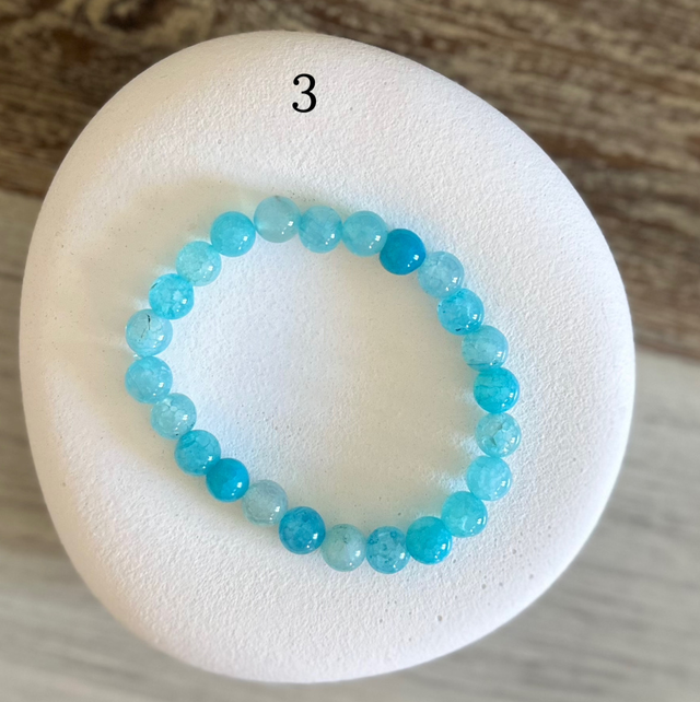 Bracelet Agate 8mm (de 1 à 6)