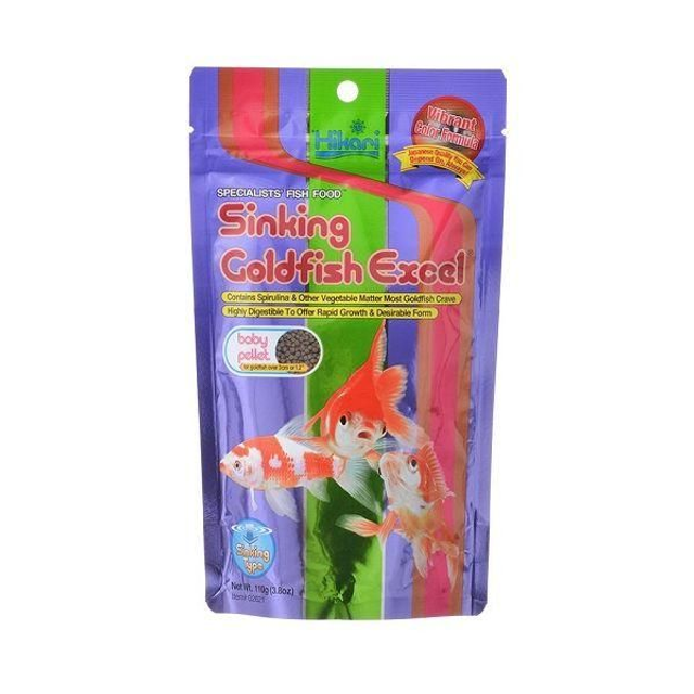 Hikari sinking goldfish excel baby pellet 042055026215