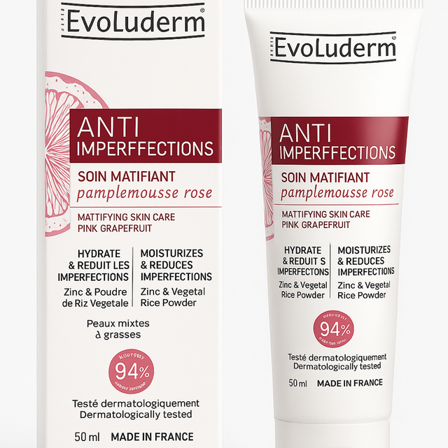Evoluderm – Soin Matifiant Anti-Imperfection 