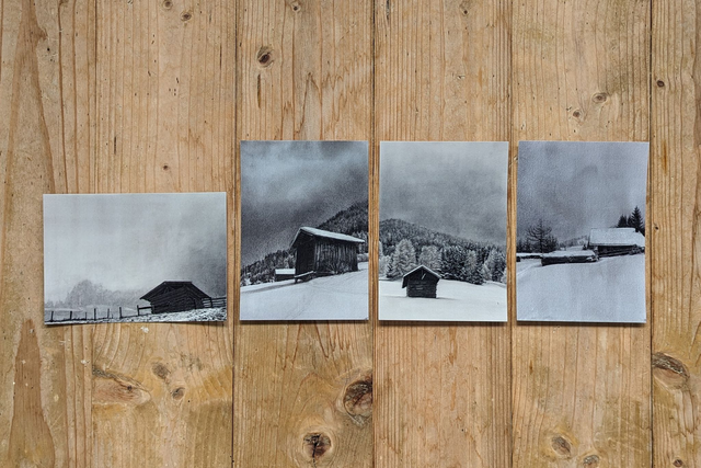 4er Set Postkarten (Stadl)