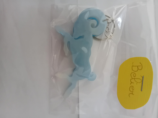 Porte clé signe astrologique bélier 