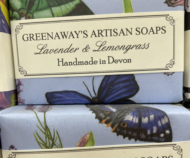 Greenaway’s Artisan soaps- Lavender & lemongrass