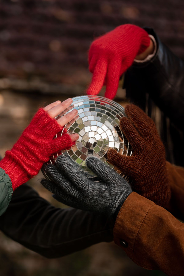 Gants Mohair et Soie