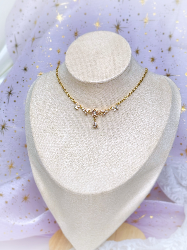 "Delicate Fairy" Golden Necklace