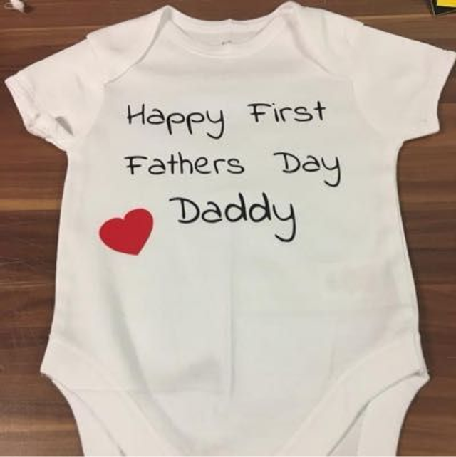 Happy 1st Fathers Day Vest 