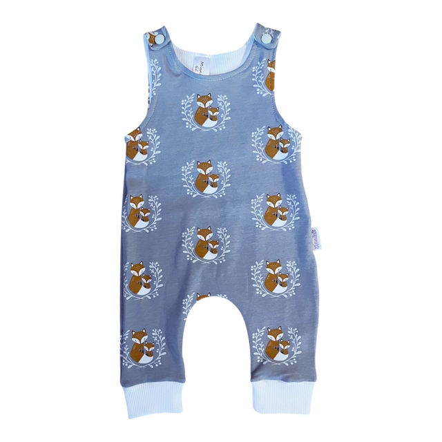 Strampler „Fuchs hellgrau“  